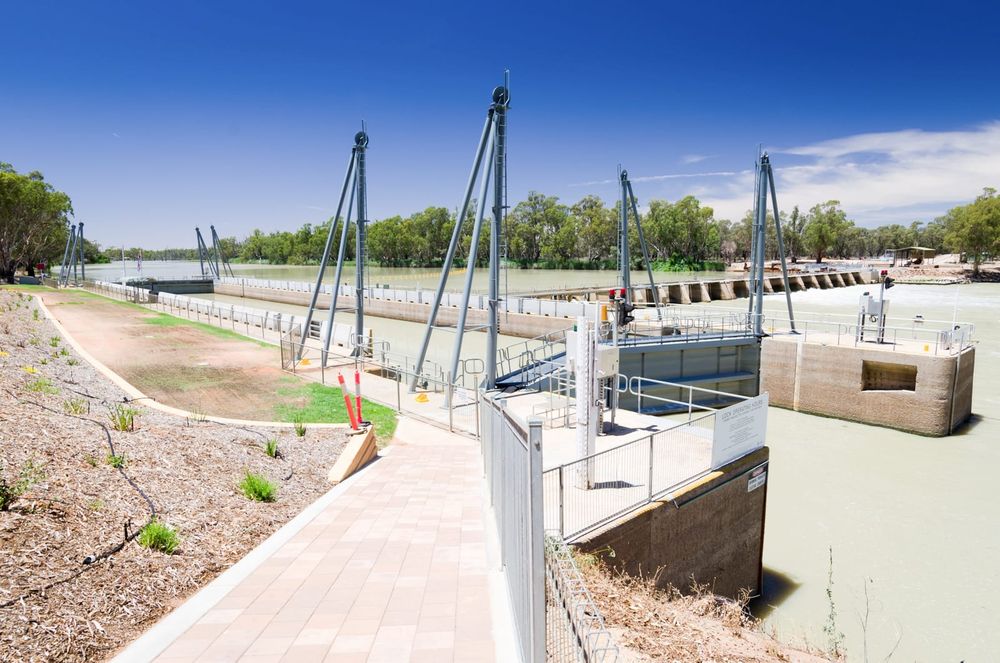 DEW water raising under way at Lock 2 post image