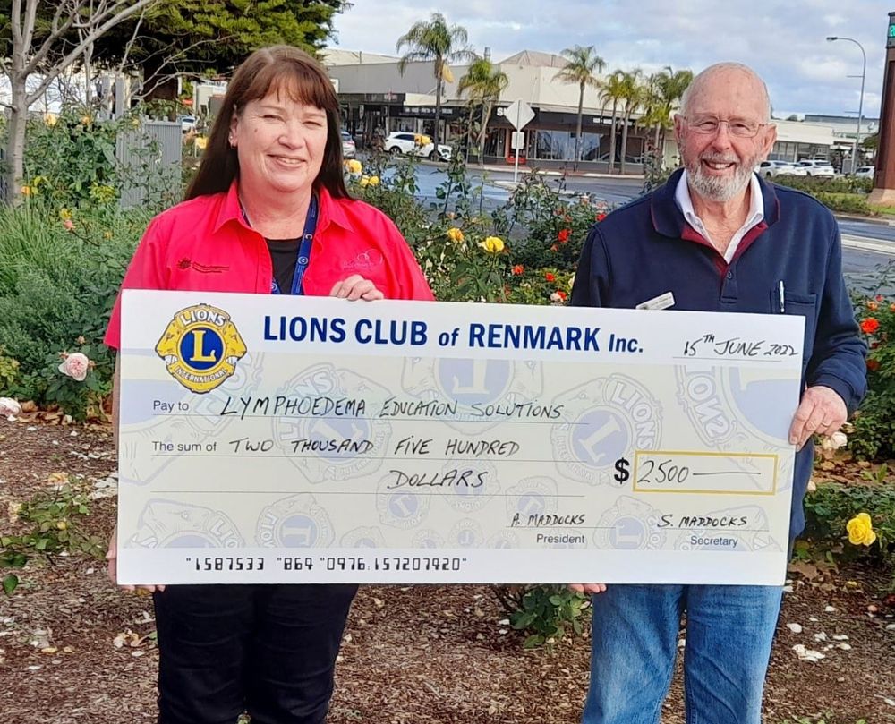 Lions supporting lymphoedema education post image