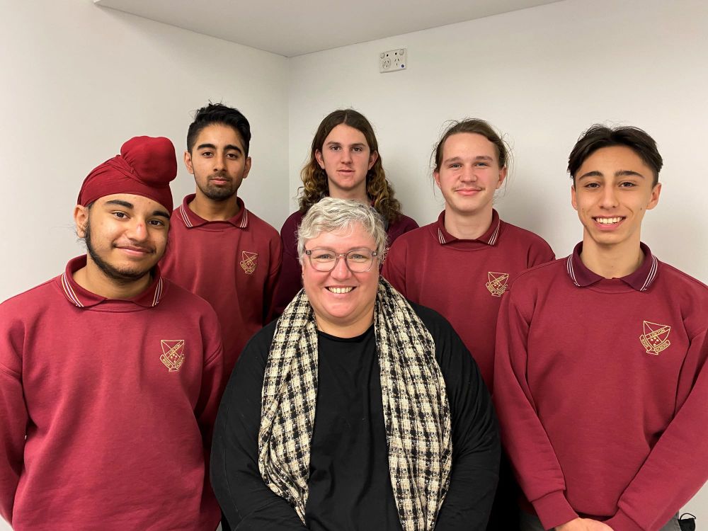 Students get down to business post image