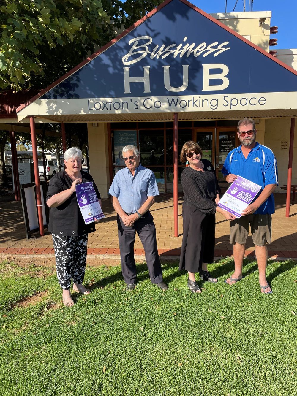 Loxton Rotary raising local awareness on domestic violence post image