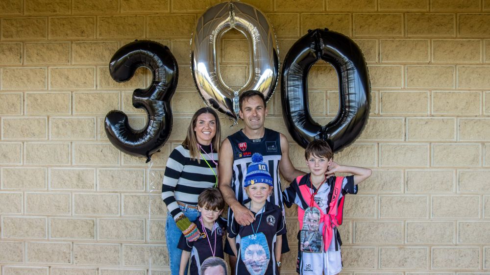 Waikerie footy club stalwart marks 300-game milestone post image