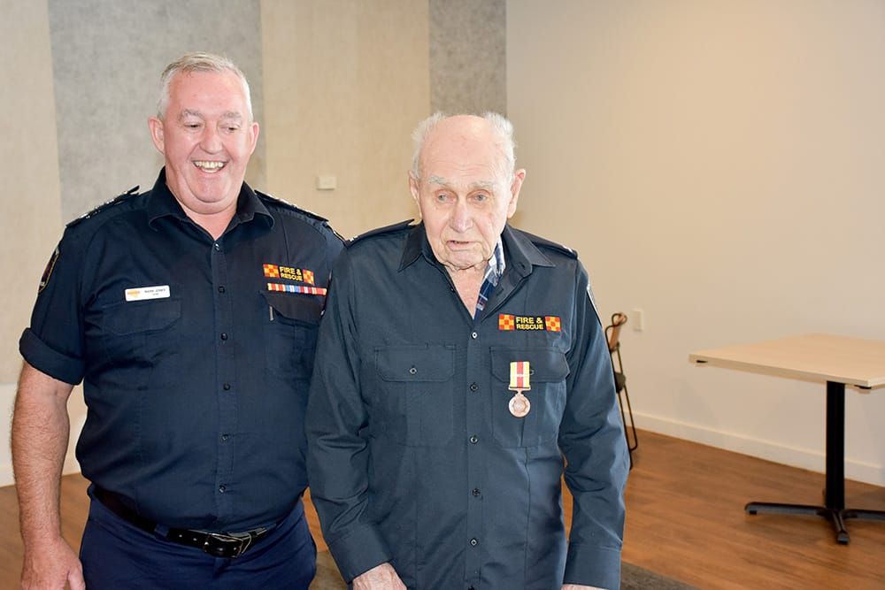 Ex-firefighter Syd’s OAM honour post image