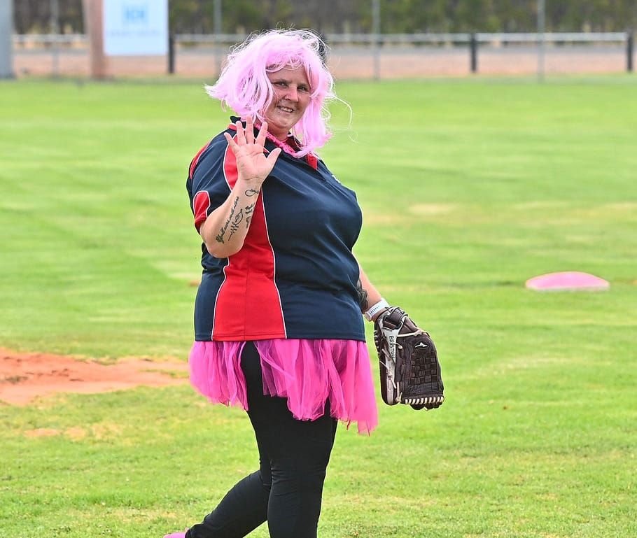 Riverland softball's Pink Round halfway home post image