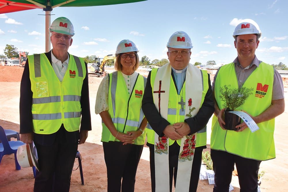 Catholic school’s site blessed and welcomed post image