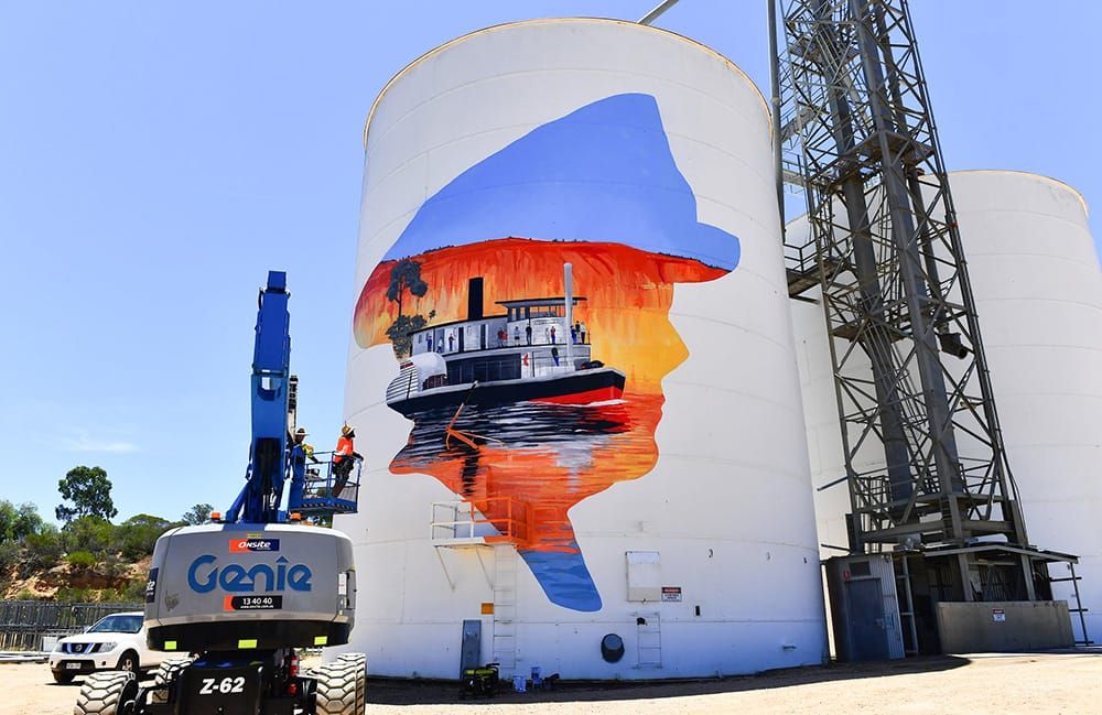 Paringa Silo Art back on track post image