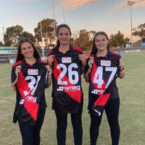 Riverland trio in red and black post image