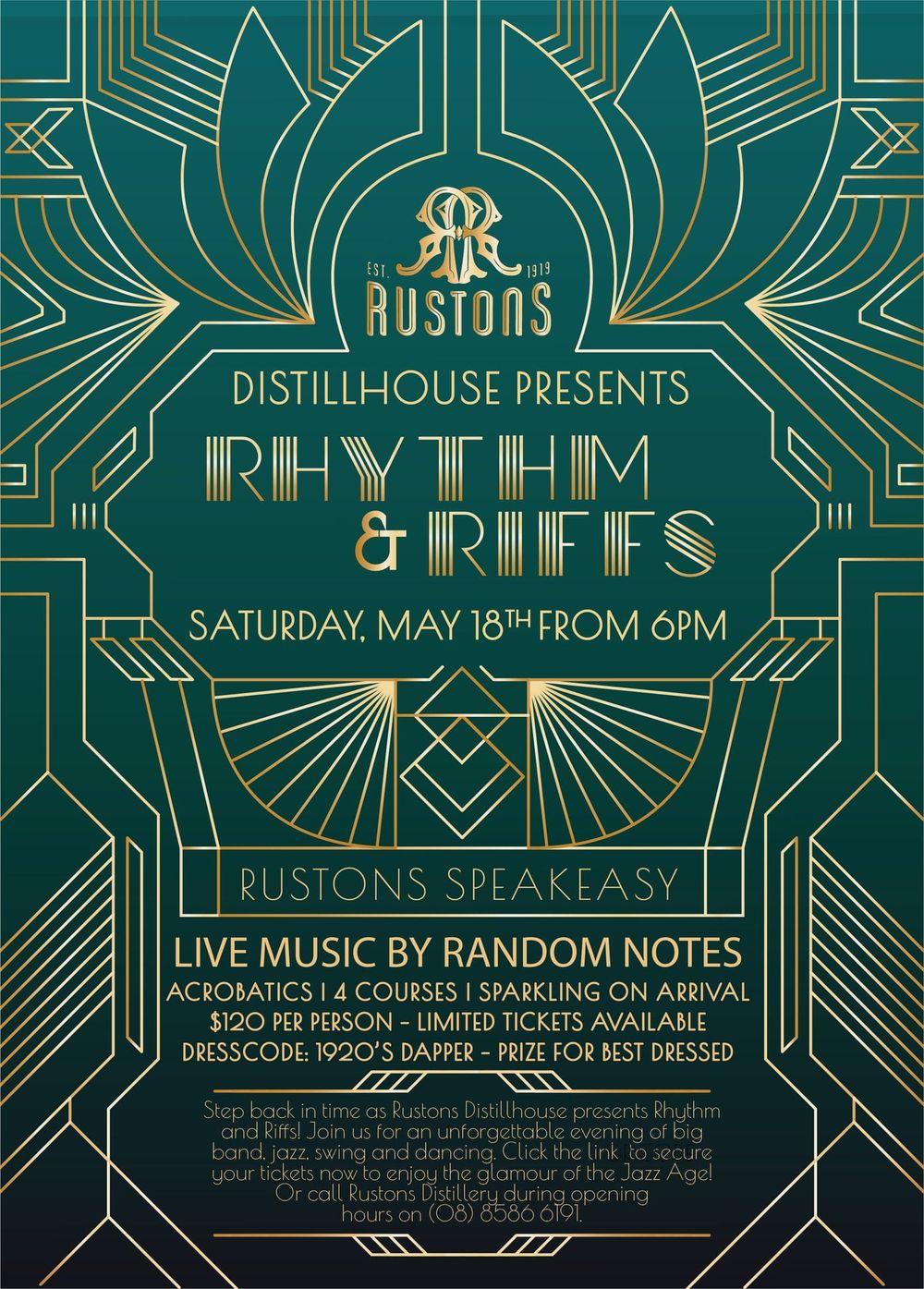 Rustons Distillery - Rhythm & Riffs post image