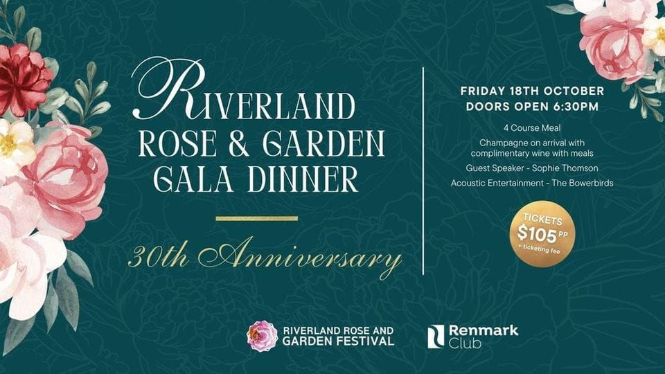 Riverland Rose & Garden Festival Gala Dinner post image