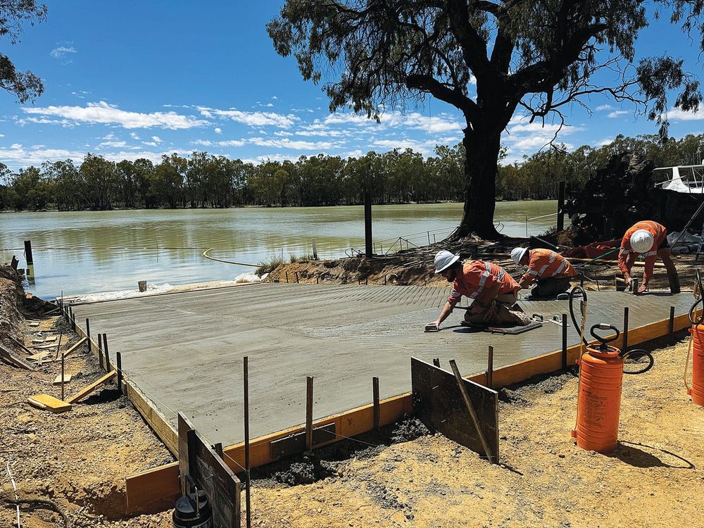 Works progress on Customs boat ramp post image
