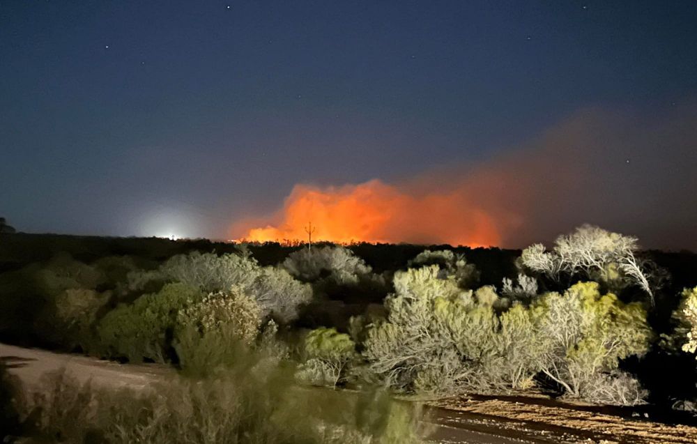 Major Riverland island fire contained post image