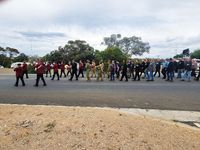 Anzac Day march and service at Morgan post image
