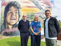 Community celebrates new mural capturing the Riverland spirit post image