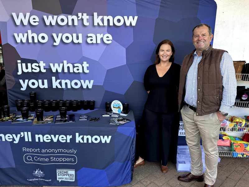 Crime Stoppers pops up in Loxton post image