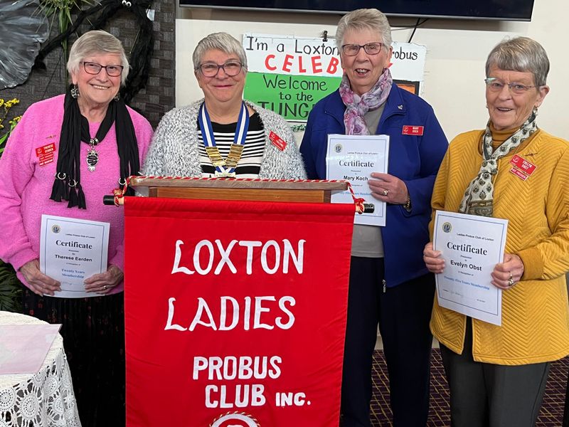 A stylish 38th for the Loxton Ladies Probus post image