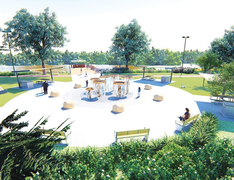 Renmark fountain will remain after river-front development… HERE TO STAY post image