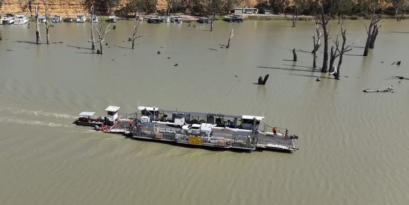 Dotterel ferry refurbished at Morgan post image