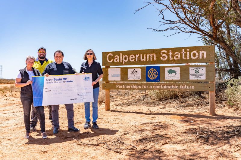 Pasin backs Calperum volunteers and programs post image