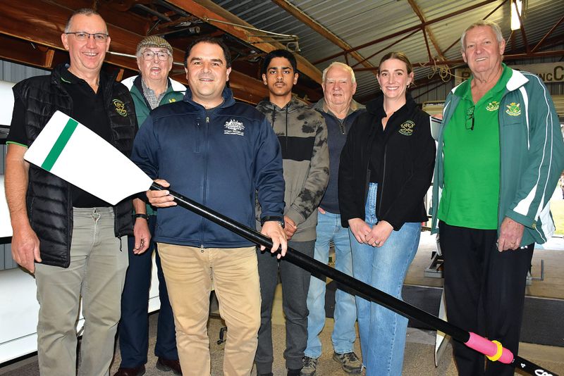 Pasin’s $18k boost for rowing club post image