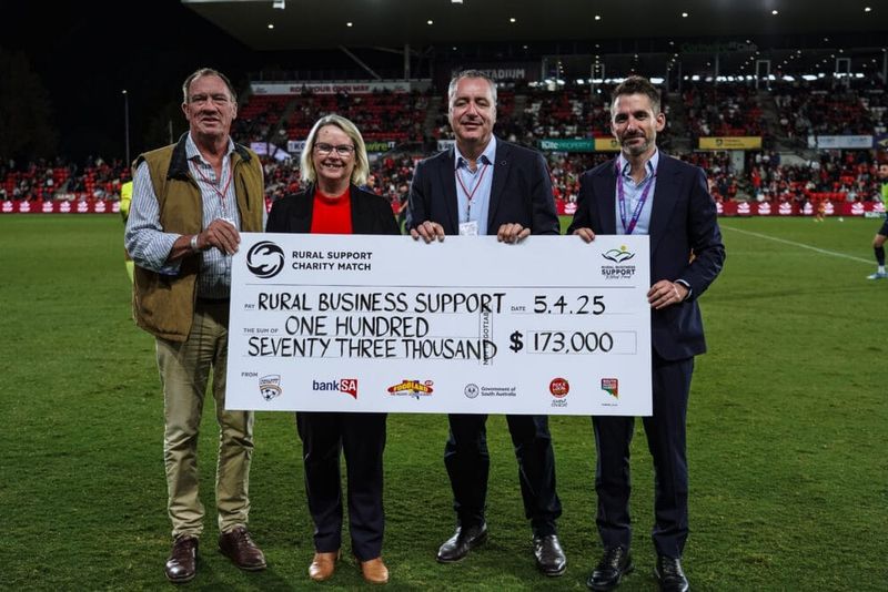 Charity soccer game supports SA’s farmers post image