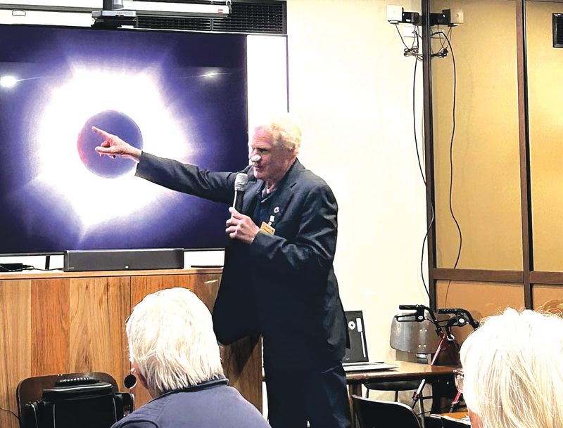 Rotarian shares his love of eclipses post image