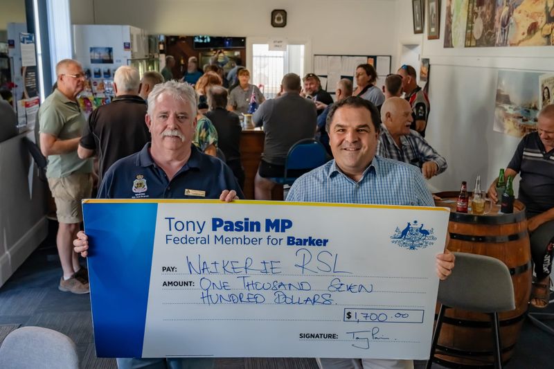 Waikerie RSL benefits locals through grant post image
