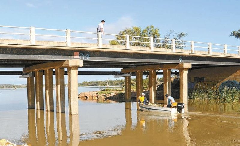 Concrete set to be removed out from Chambers Creek post image