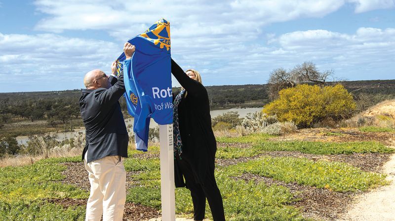 Peace pole takes pride of place at Waikerie post image