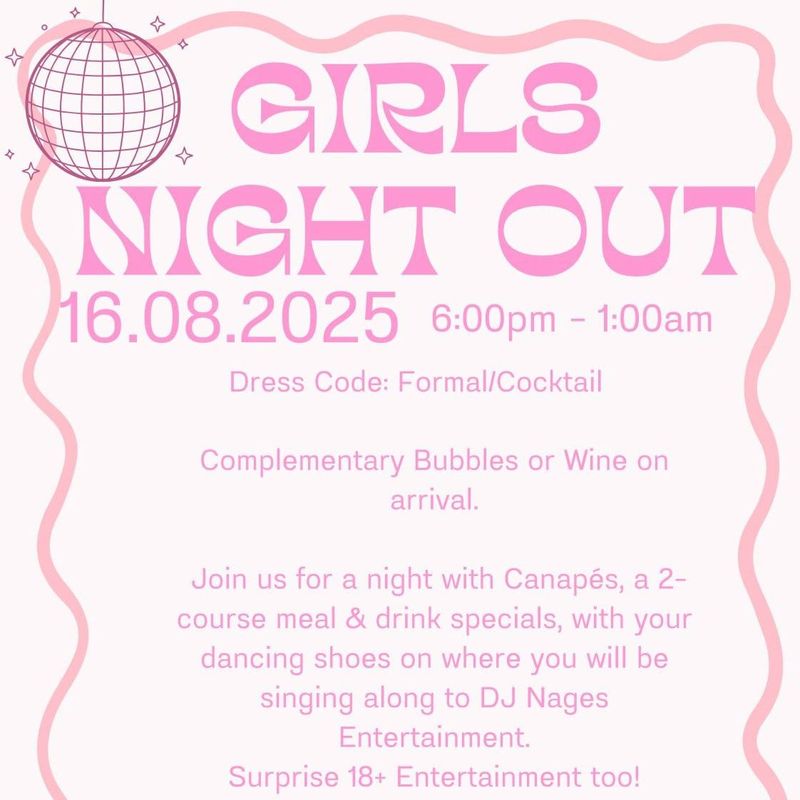 Girls Night Out @ Monash Club post image