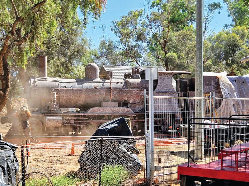LHV begins major makeover of RX55 steam locomotive post image