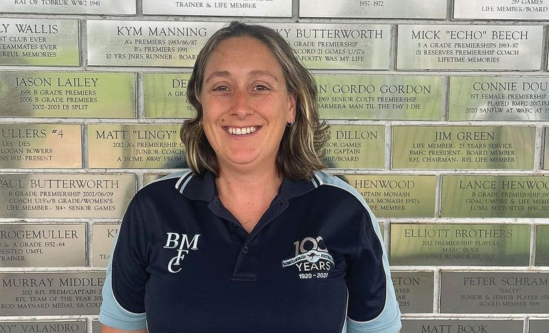 Holly’s hoping to help build girls footy for the future post image