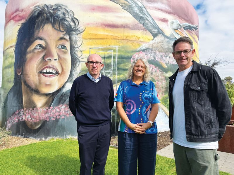 Community celebrates new mural capturing the Riverland spirit post image