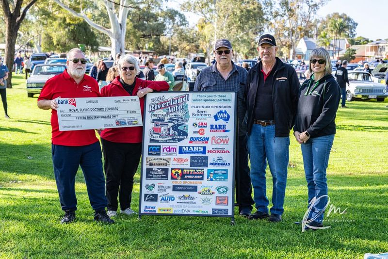 RFDS cruising after auto street party donation post image