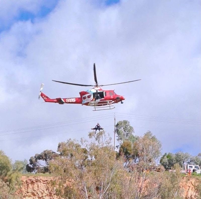 Woman rescued after cliff fall post image
