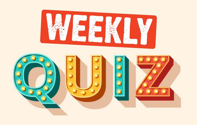 Monday 3 August - Quiz post image
