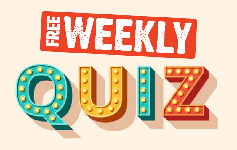 Monday 17 August - FREE Quiz post image