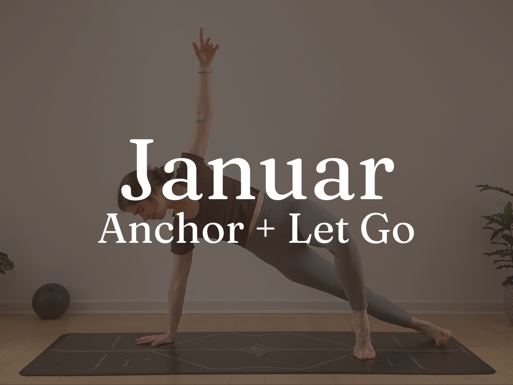Anchor + Let Go • 2 Monatspläne für Januar (3 Wochen)