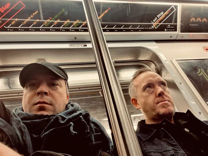 Selfie of Trevor Mires and Paul Dunlea 