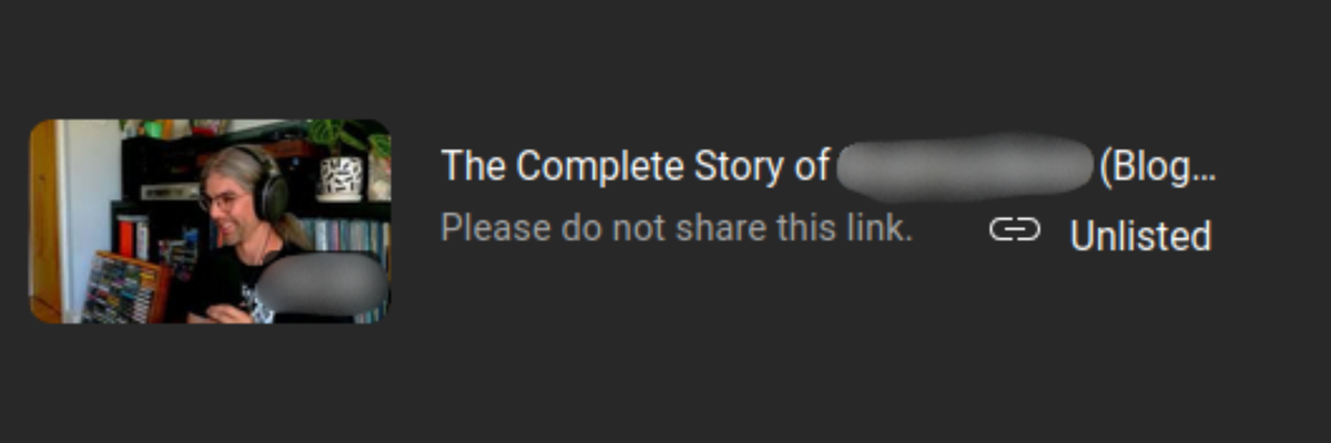 My next video will be quite different. (Members Preview)