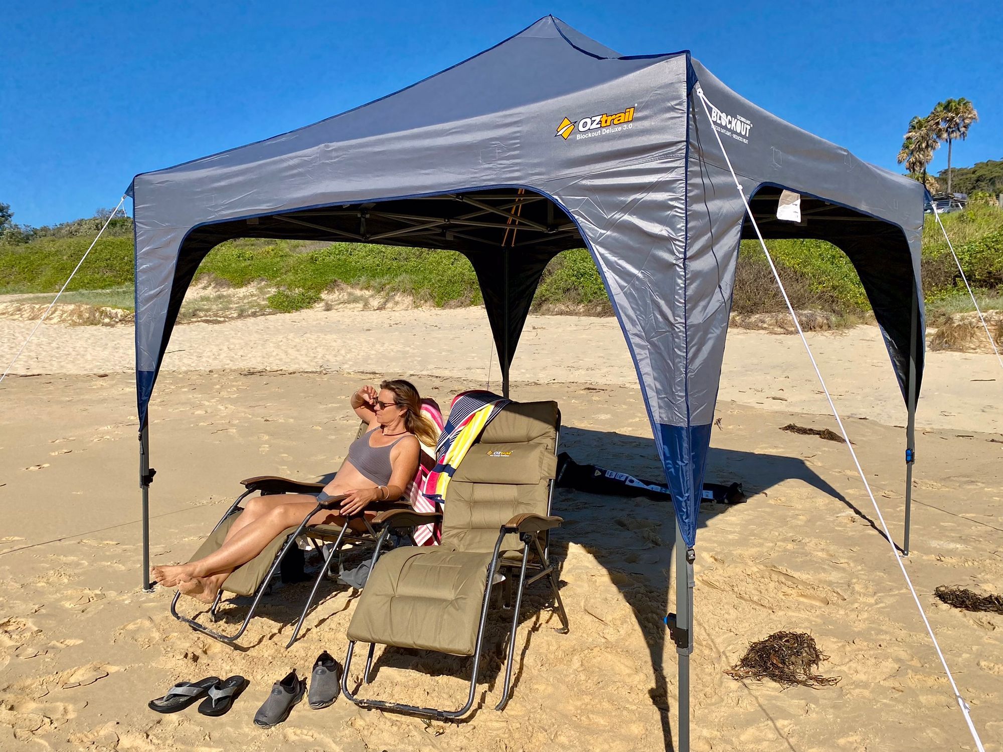 OZtrail Blockout 3.0 Deluxe Gazebo