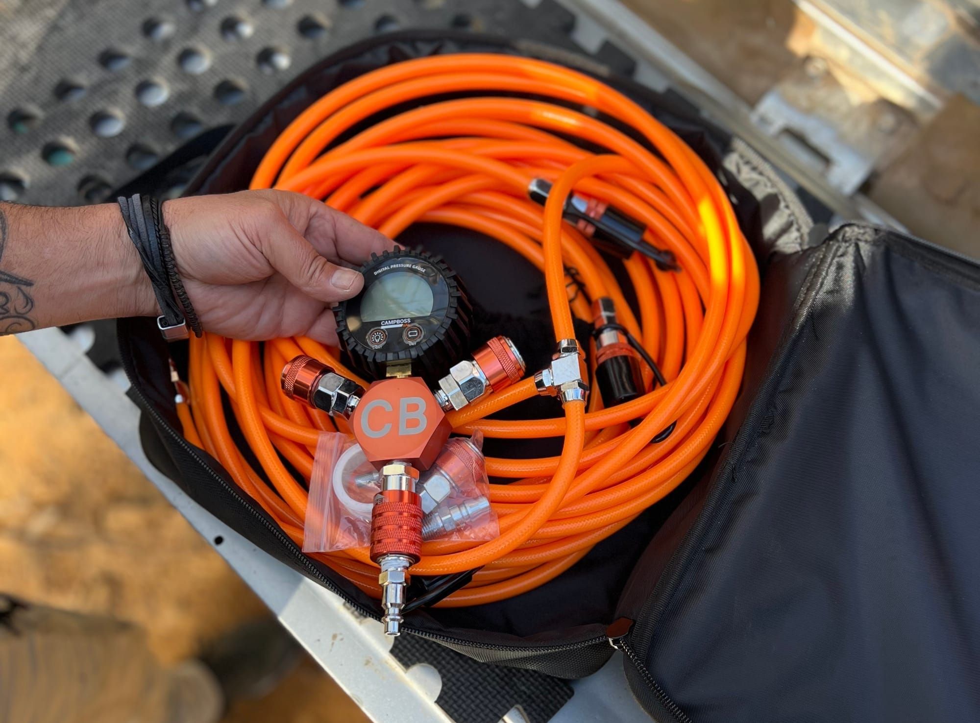 CampBoss Boss Air De-Flate-4 Tyre Deflator