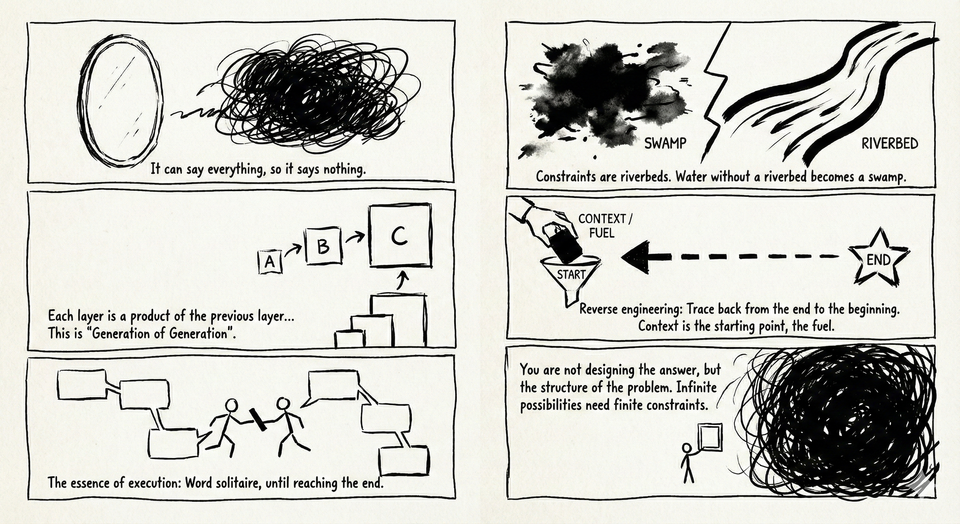 Generation of Generation: The Reverse Engineering of LLM Mastery