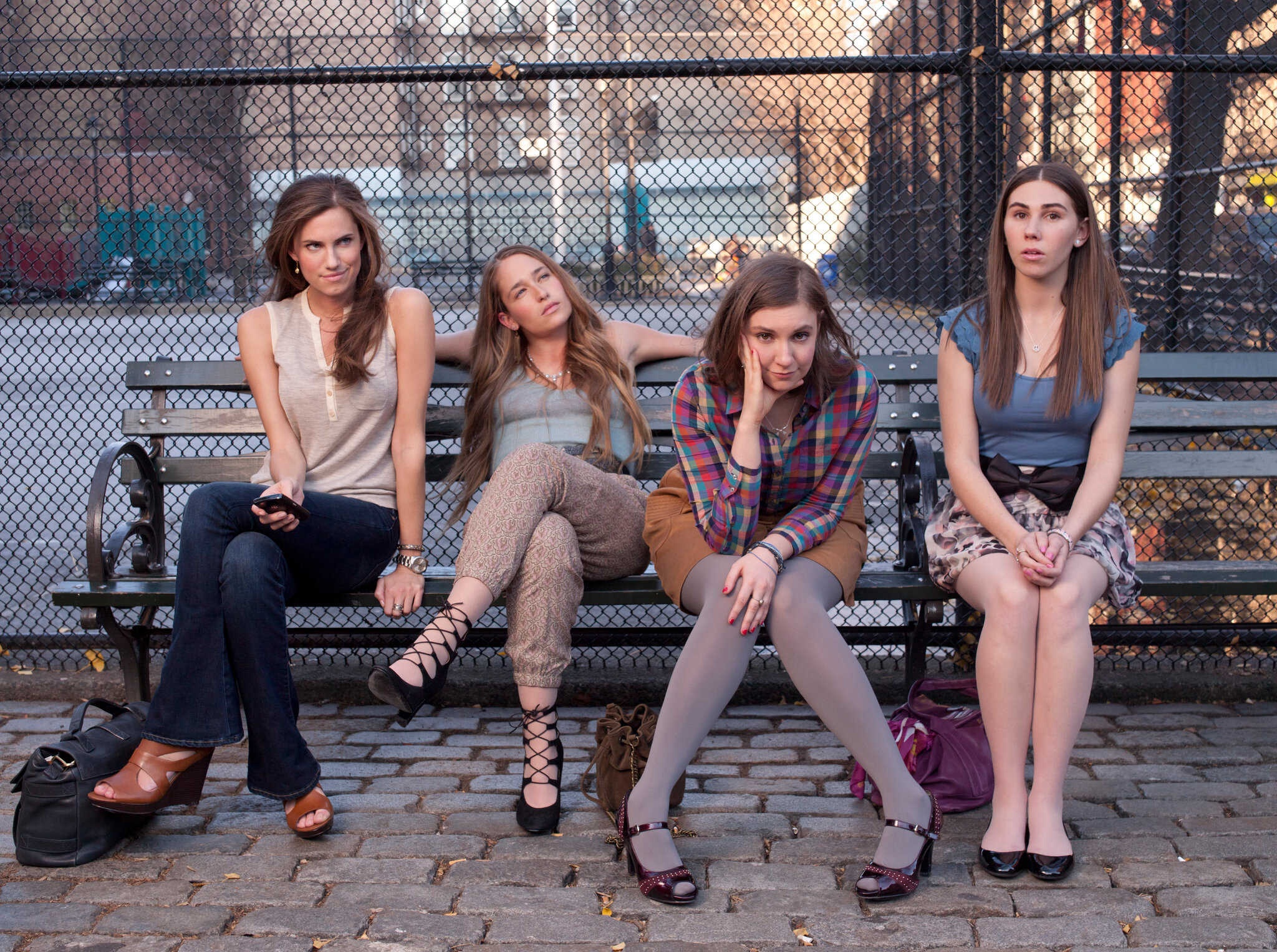 The cast of Girls