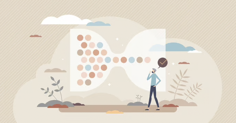 The bottleneck cascade