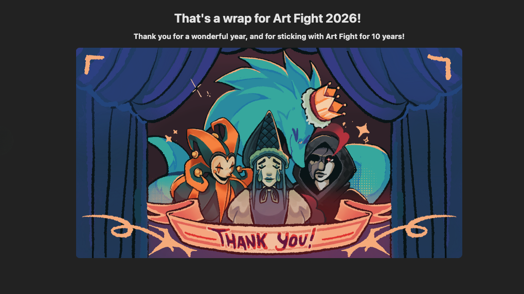 Art Fight 2026 celebrates 10 years of the event