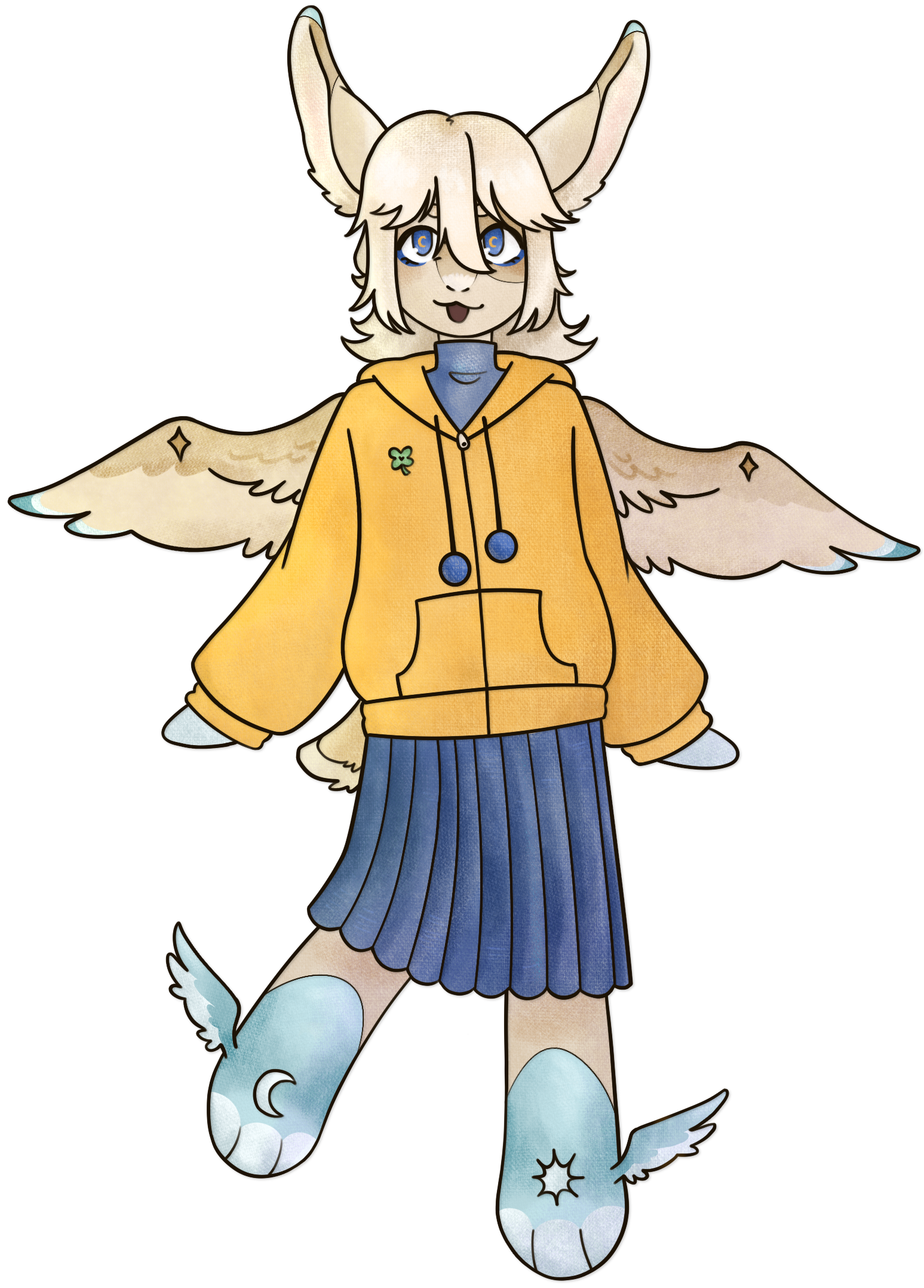 Kibble, an angelic bunny sona