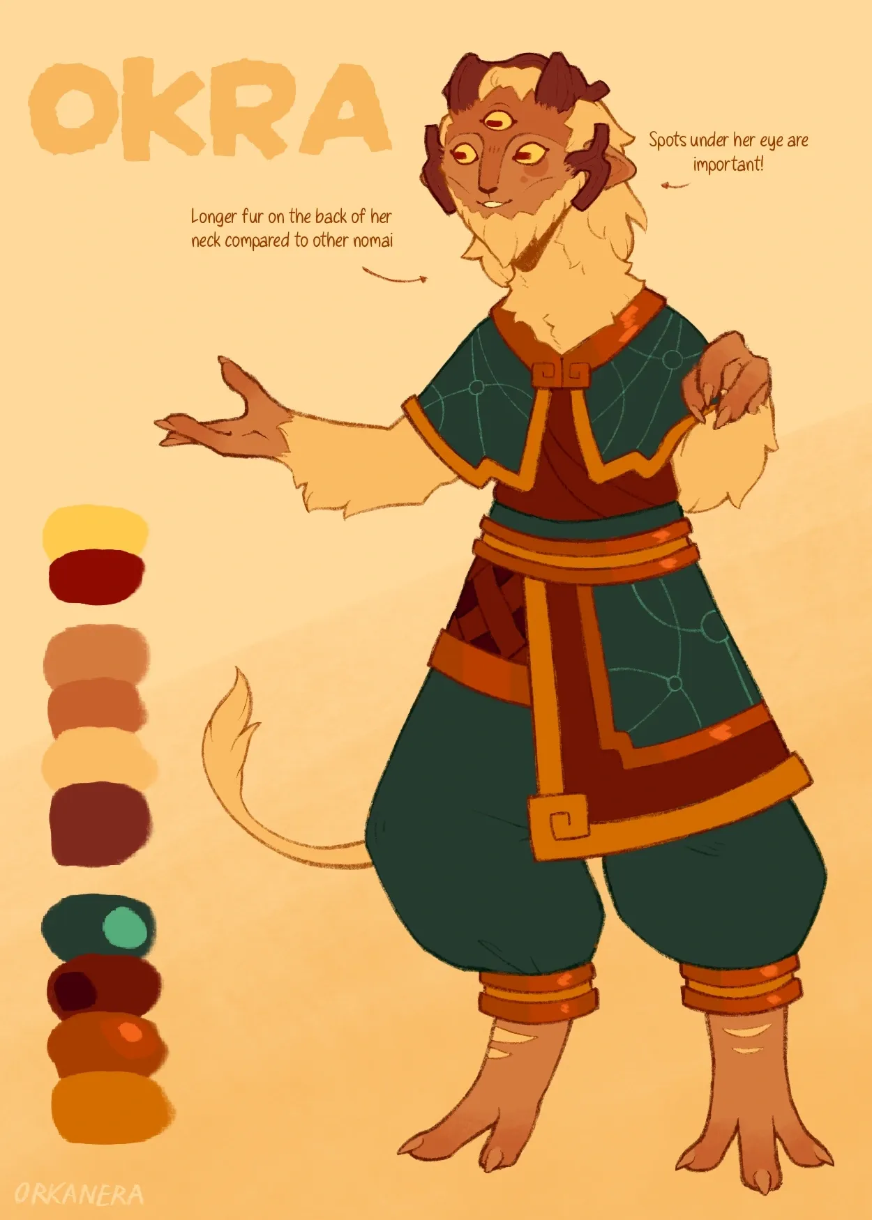 Art depicts a sona from The Outer Wilds with multiple eyes and a multicolored outfit.