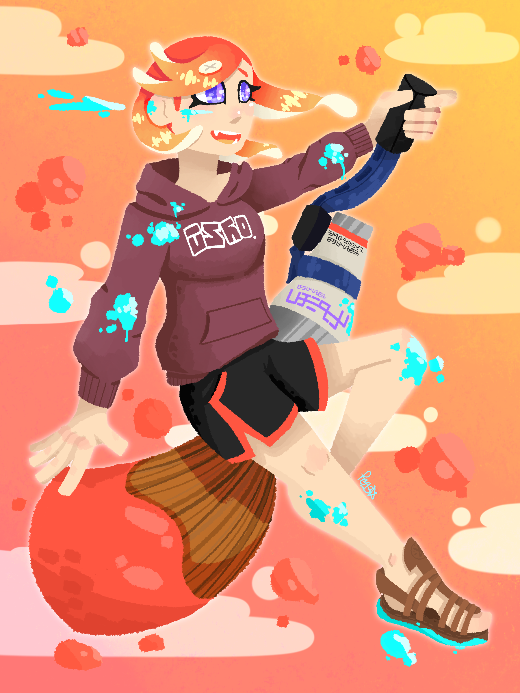 Solar Sunrise’s self-insert fandom OC