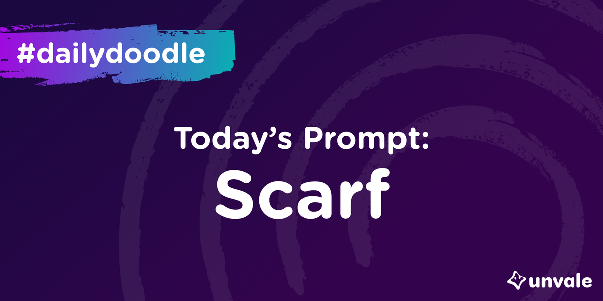 #DailyDoodle 87 - Scarf