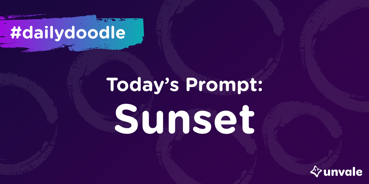 #DailyDoodle 173 - Sunset