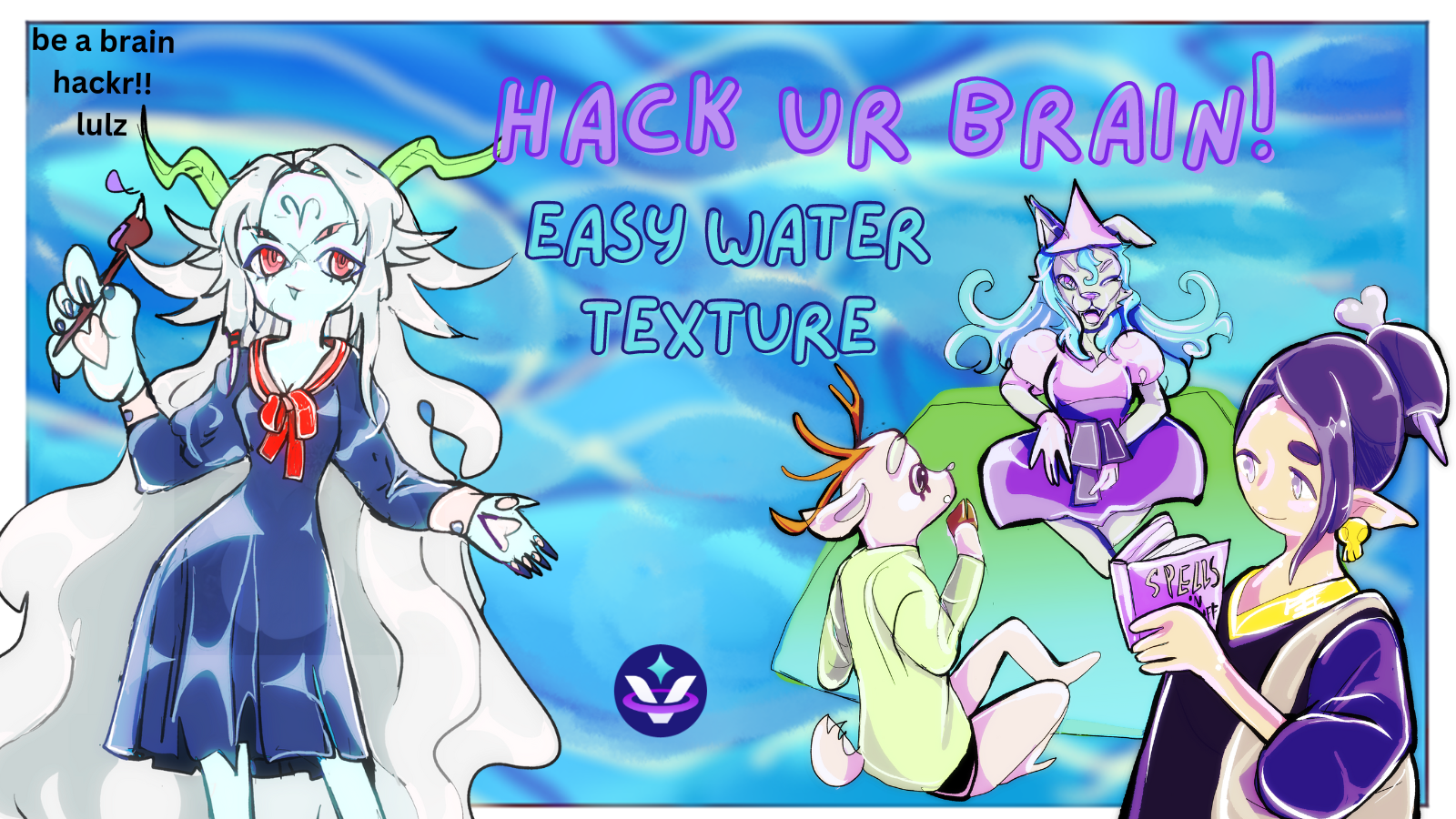 Drawing Textures Made Simple: Water and Beyond